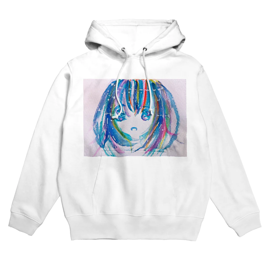 二枚舌ねこの@お仕事募集中！のうるうるTシャツ Hoodie