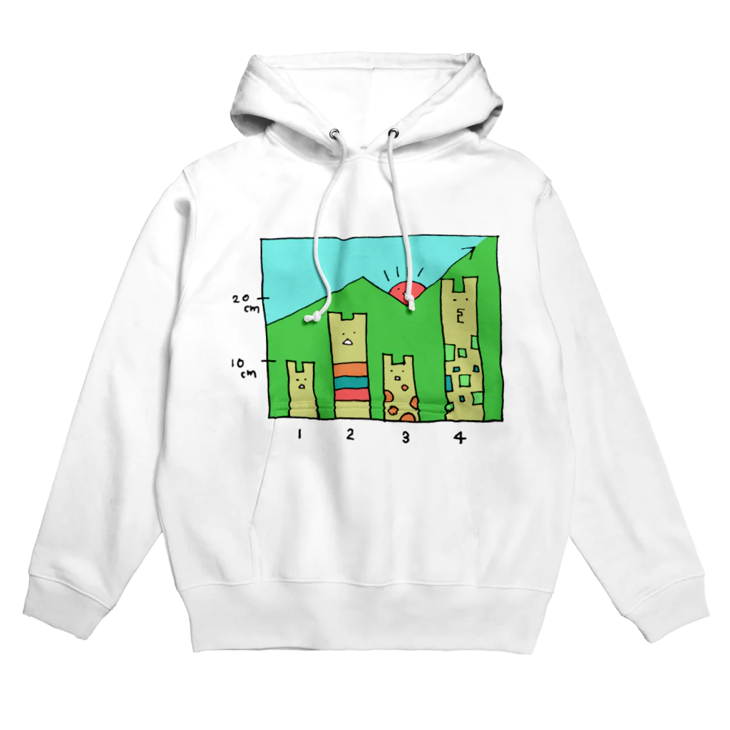 2Dうさぎの2Dうさぎ グラフ Hoodie