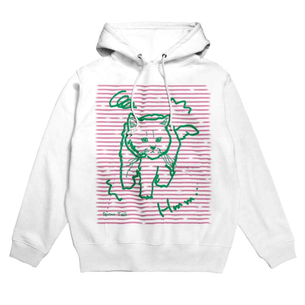 Snow Tailのふきげんにゃんこ Hoodie