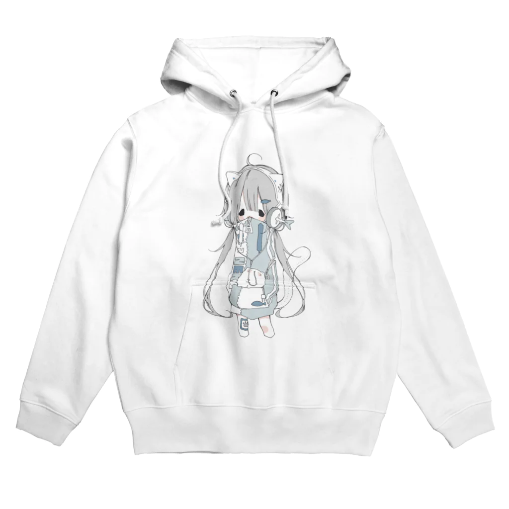 てふてふの館のメカニックねこ Hoodie