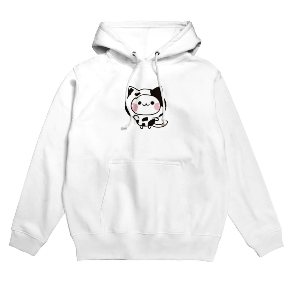 DECORの気づかいのできるネコ　牛さんver. Hoodie