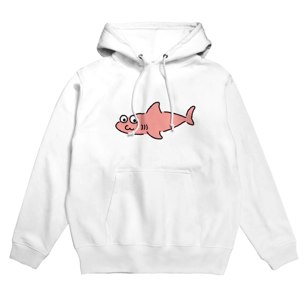 サメ わりとおもいのサメ？はピンク Hoodie