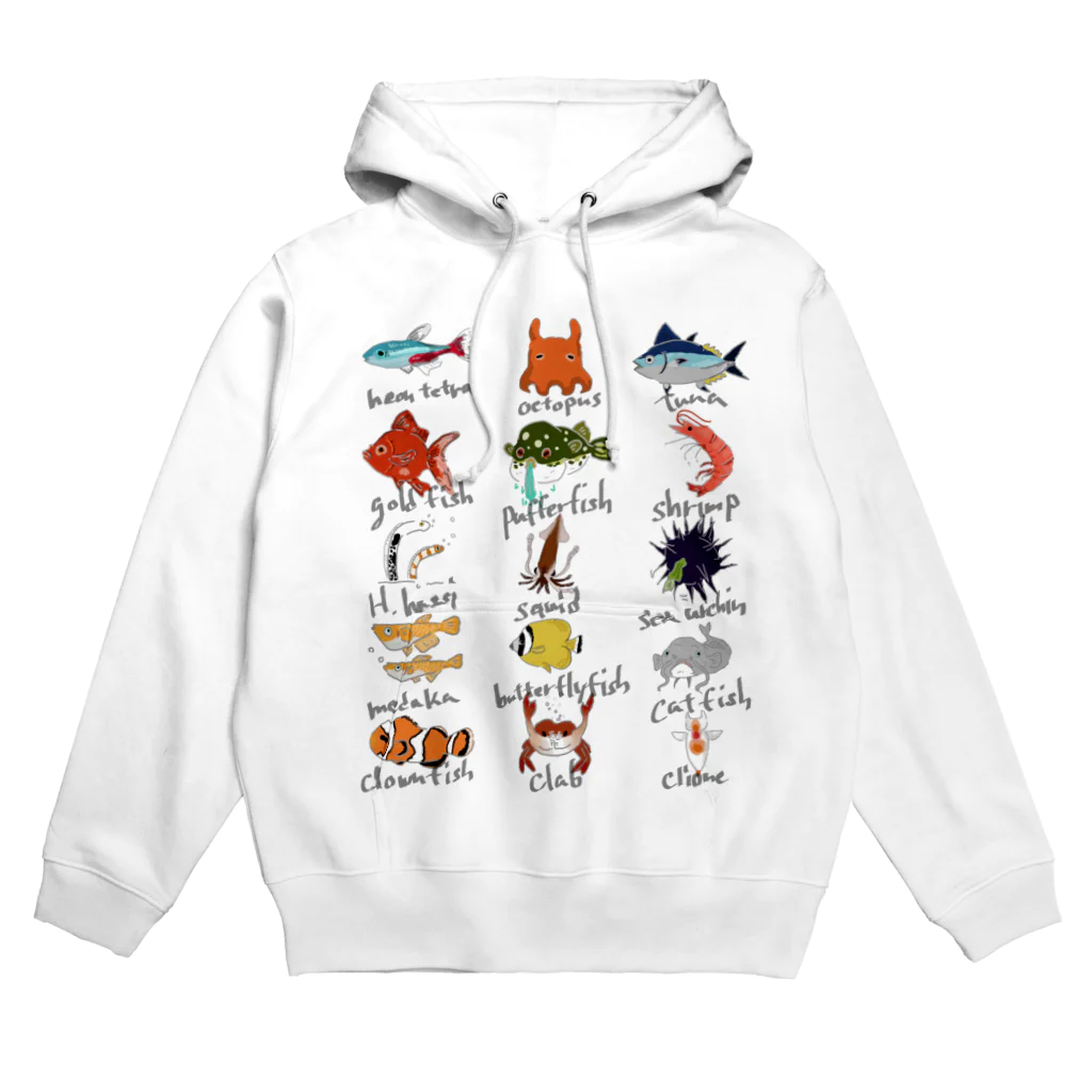 841087のお魚図鑑　ver.2 Hoodie