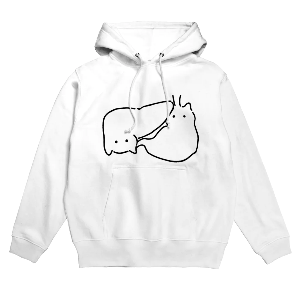 ねこやにわとりやの肝臓胃猫 Hoodie