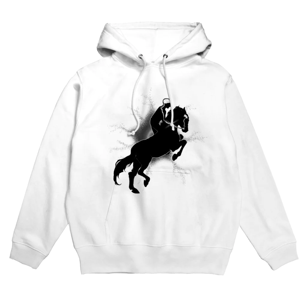 カラダマニアちゃんねる公式ショップの「人馬一体」ニューロン背景バージョン Hoodie