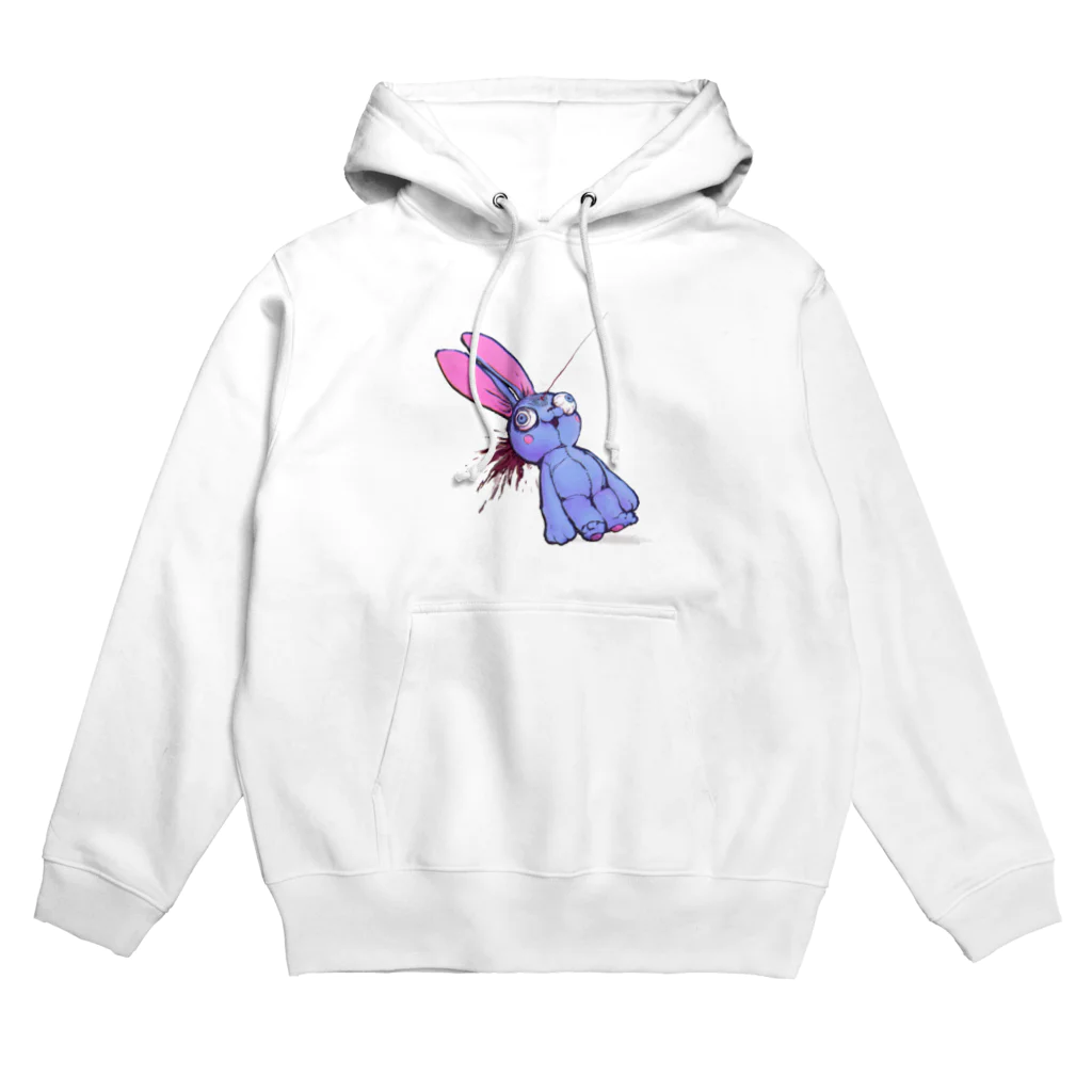 Tokuma Strangeの脳天うさぎくん Hoodie