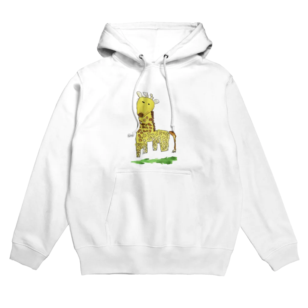 サカモトケのこどもイラストきりんくん Hoodie