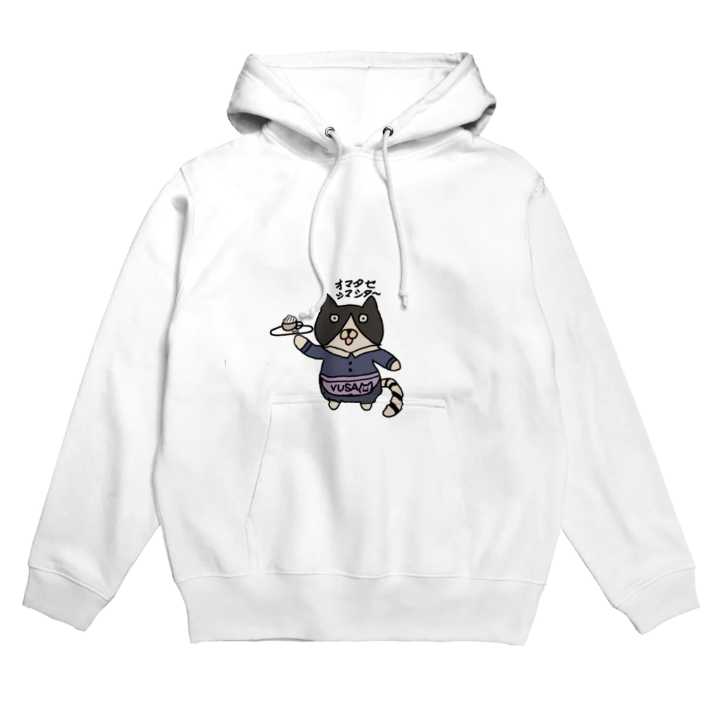 vusaNeko0530のカフェウェイトレスねこ Hoodie