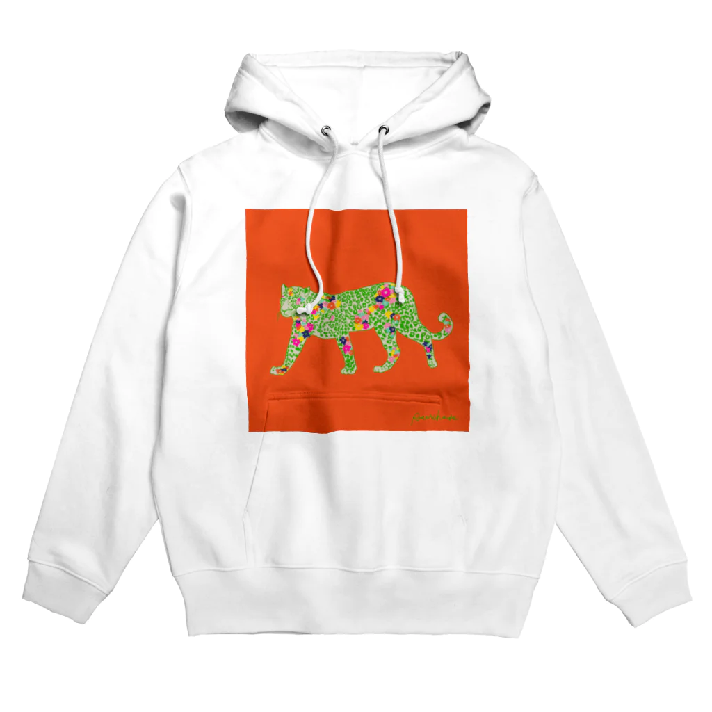 searchase(sachiyo.s)のanimal-blooming ヒョウ Hoodie