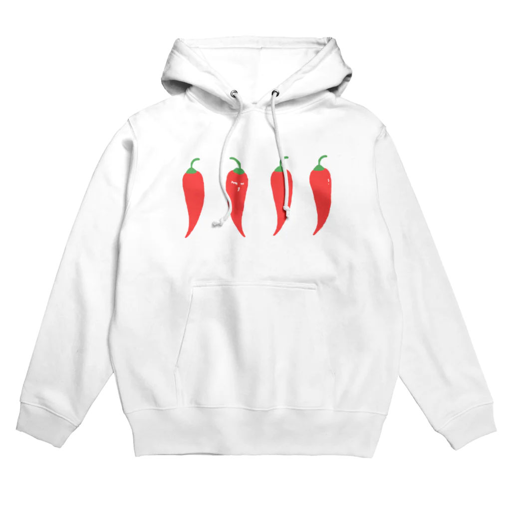 きゃべつばたけのレッドペッパー Hoodie