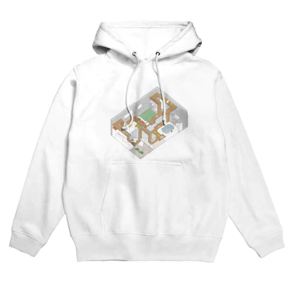 建築を"日常"でのONE ROOM ONE DESK Hoodie