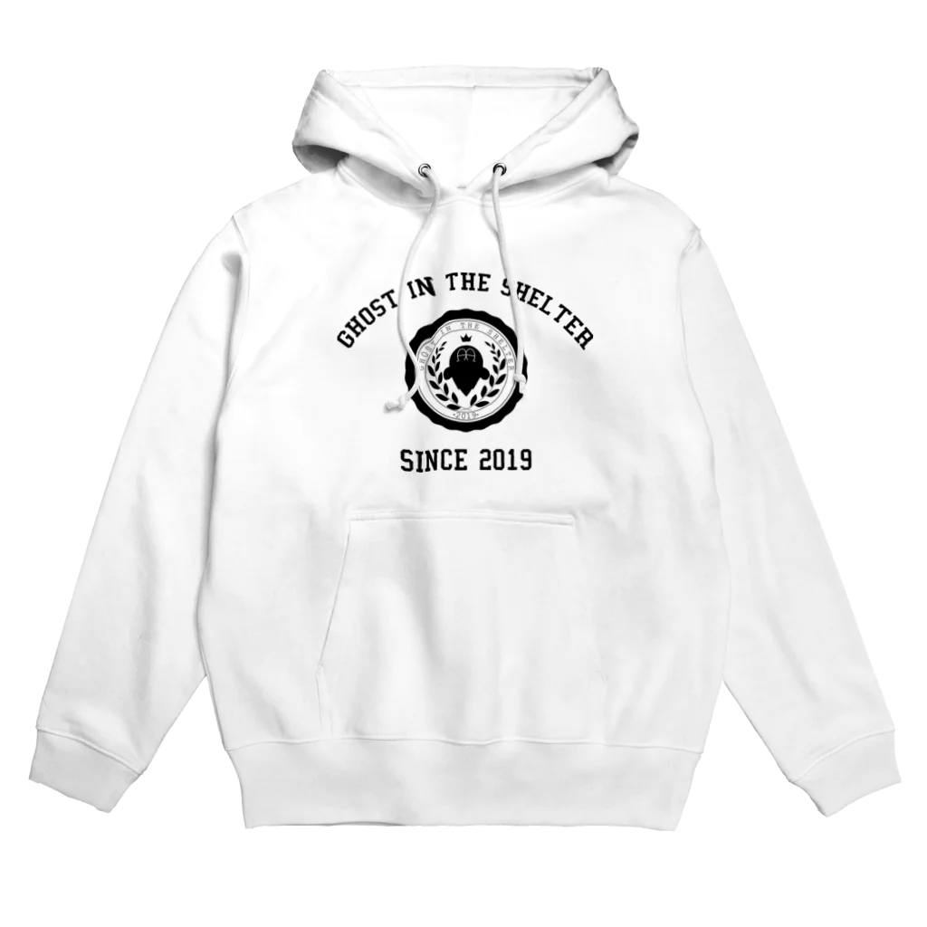 GHOAST IN THE SHELTERのおばけカレッジ 黒 Hoodie