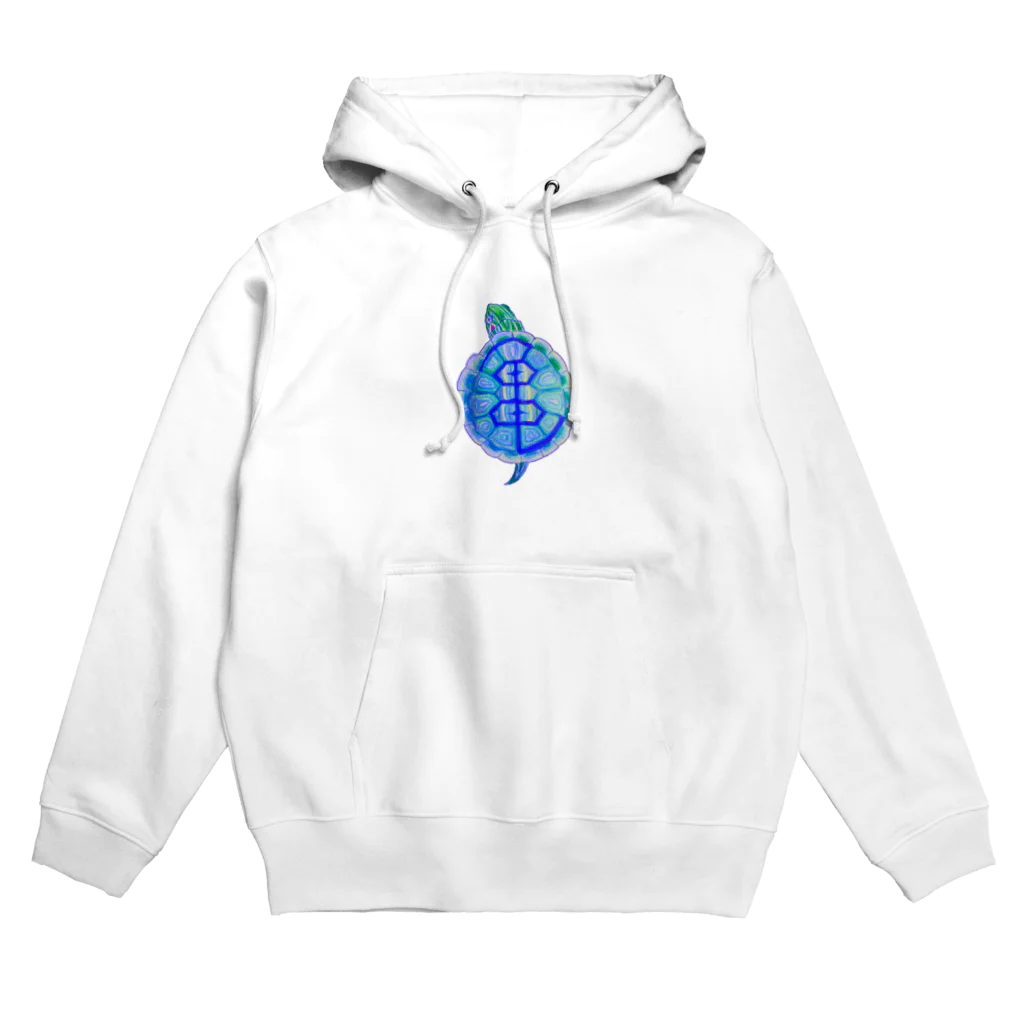 たこだまのさわやかあおカメさん Hoodie