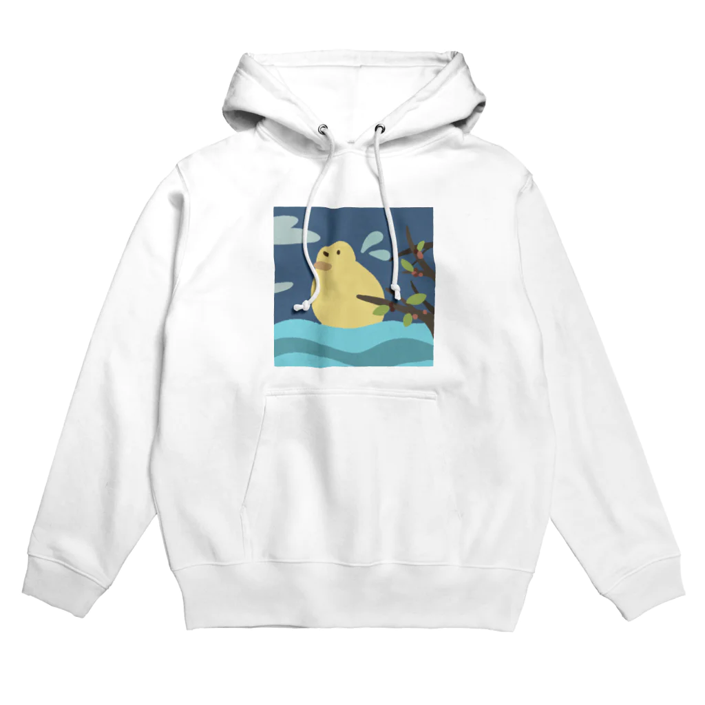 いんこちゃんの里のおよぐ鳥 Hoodie