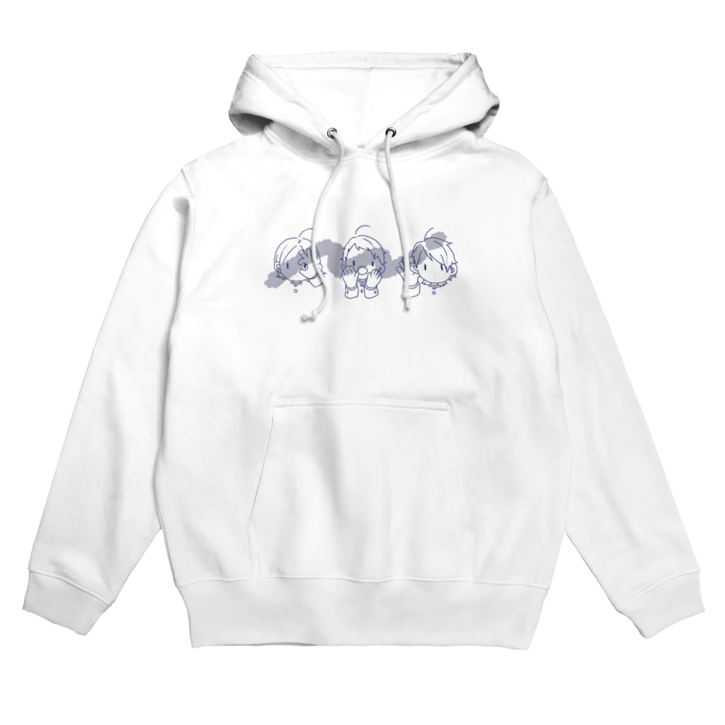 なこくん商店の見るし喋るし聴く猿 Hoodie