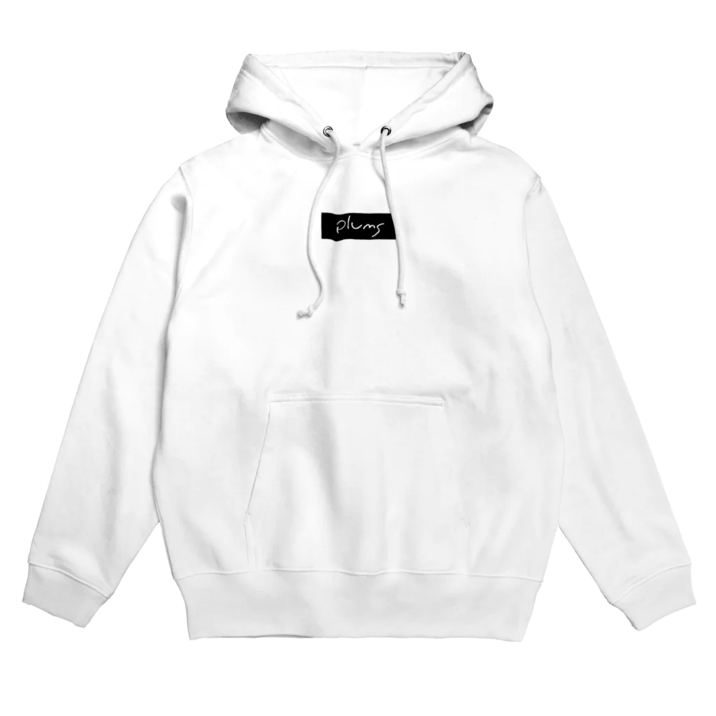 plums GOODSのplums 黒ロゴ Hoodie