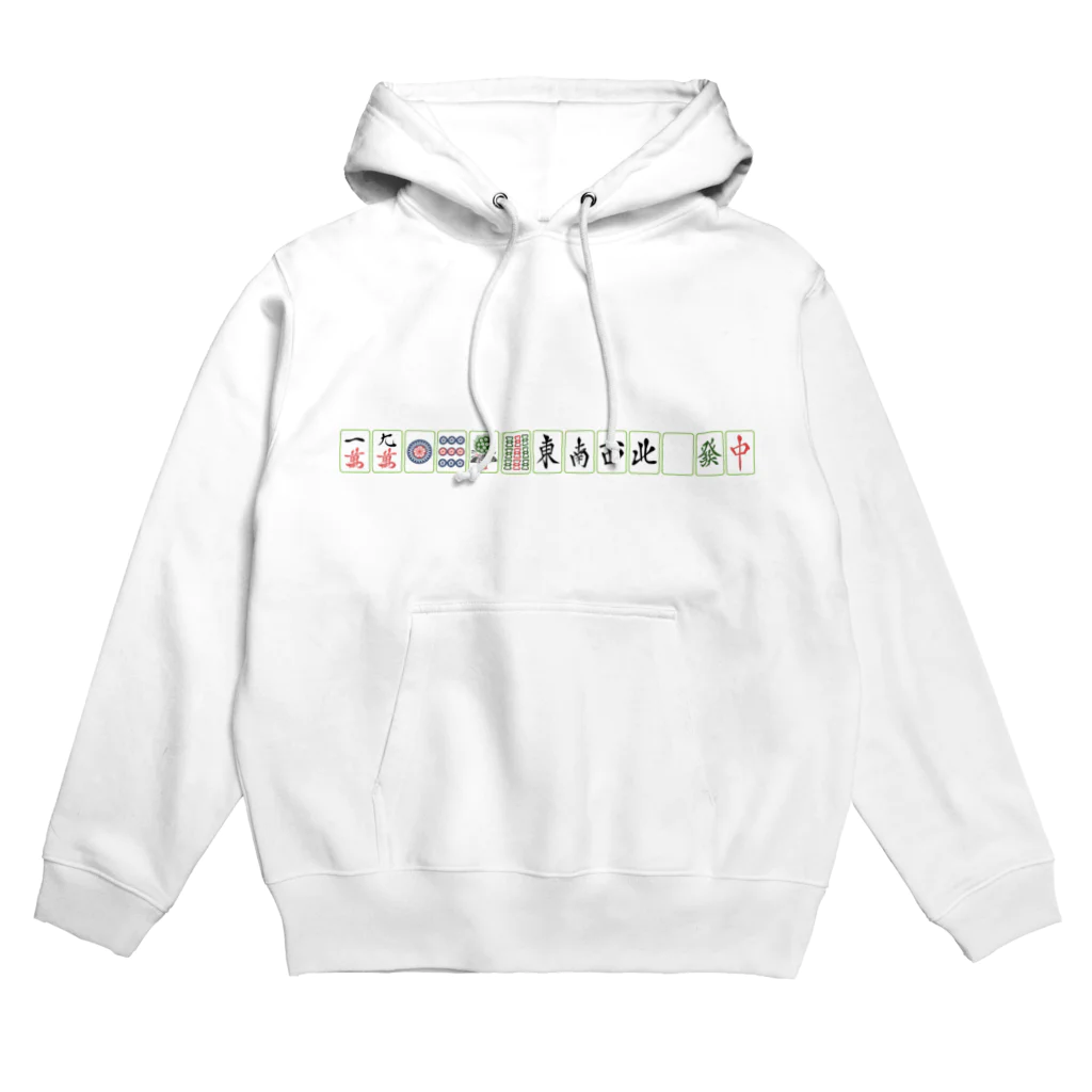 ニッサ工房の麻雀牌　国士無双 Hoodie