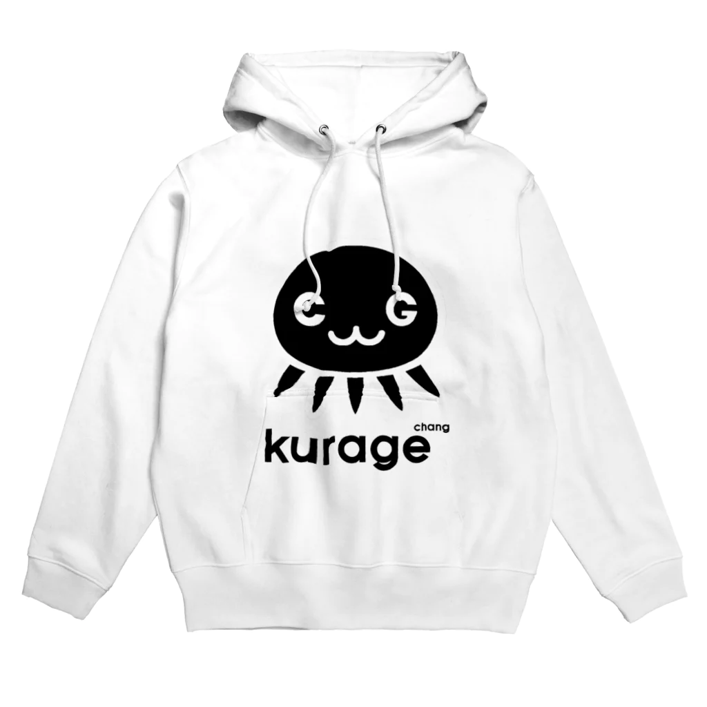 クラゲちゃんグッズ（公式）のクラゲちゃん（黒） Hoodie