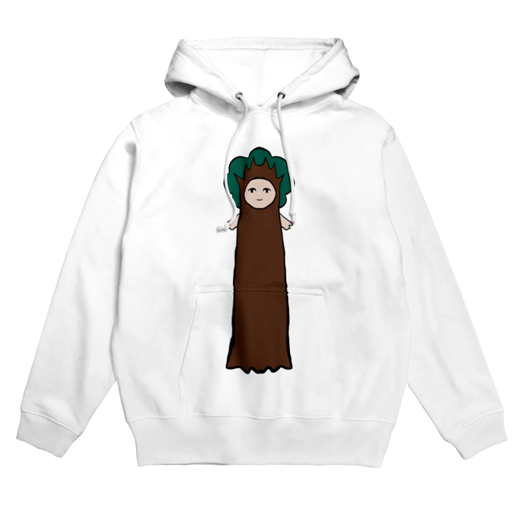 銀ペニ🐘🦷のロング杉の木 Hoodie