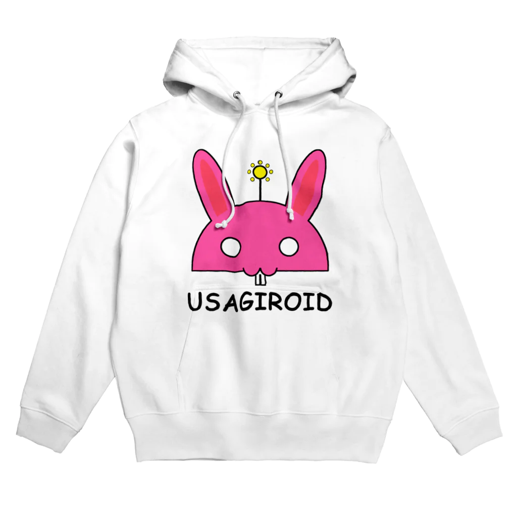 しる猫☆ミ雑貨店のウサギロイド Hoodie