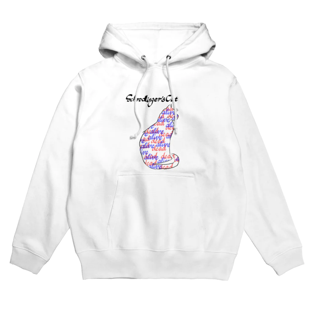 物理×数式×デザインのシュレディンガーの猫 （単独） Hoodie