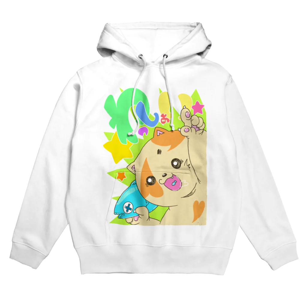 冬風きるやのきまま屋さんのわっしょいにゃんこ Hoodie