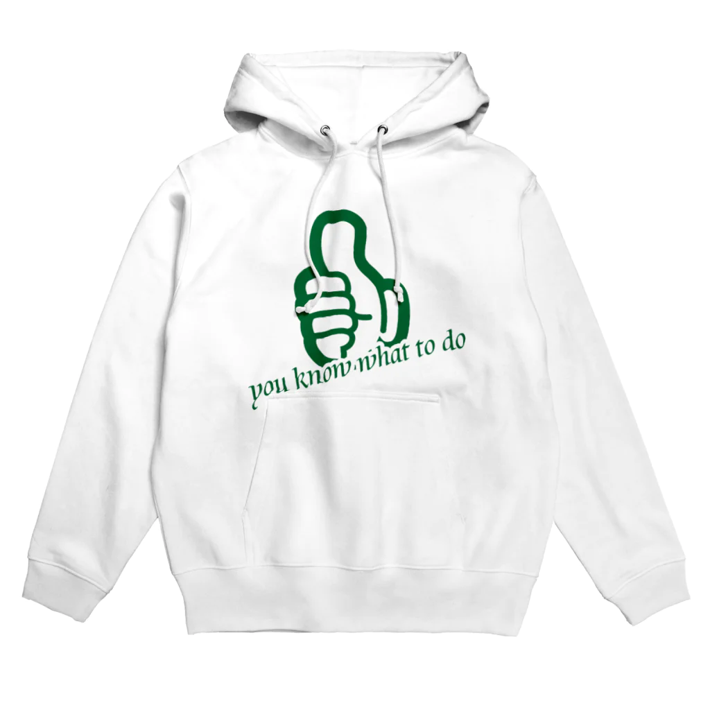 JDRのYou know what to do Green Hoodie