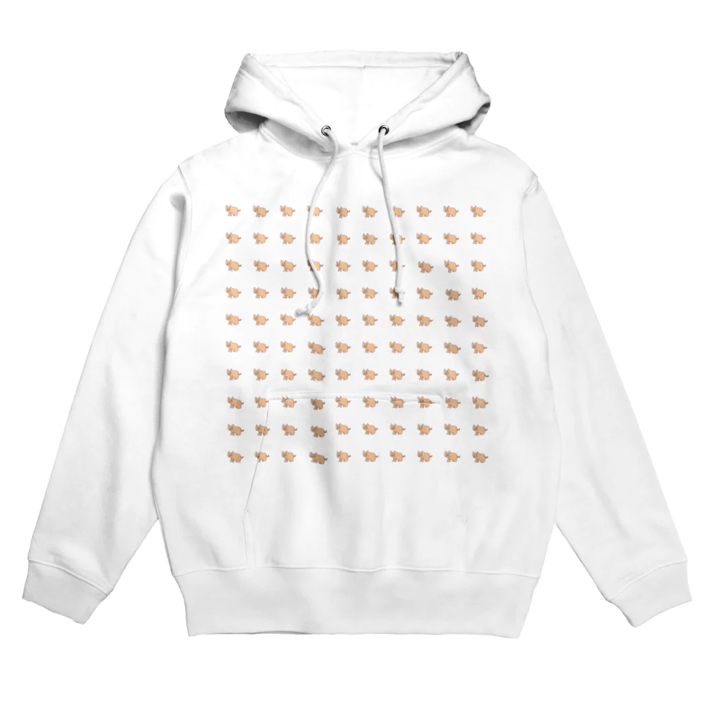 左向きの動物のなぜか全員左向き Hoodie