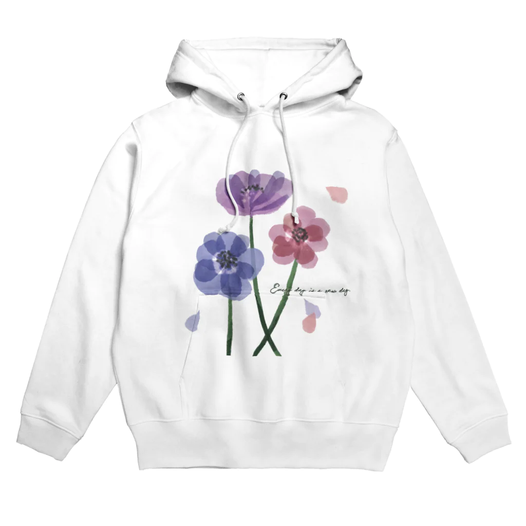 akitonの春をまとう・anemone Hoodie