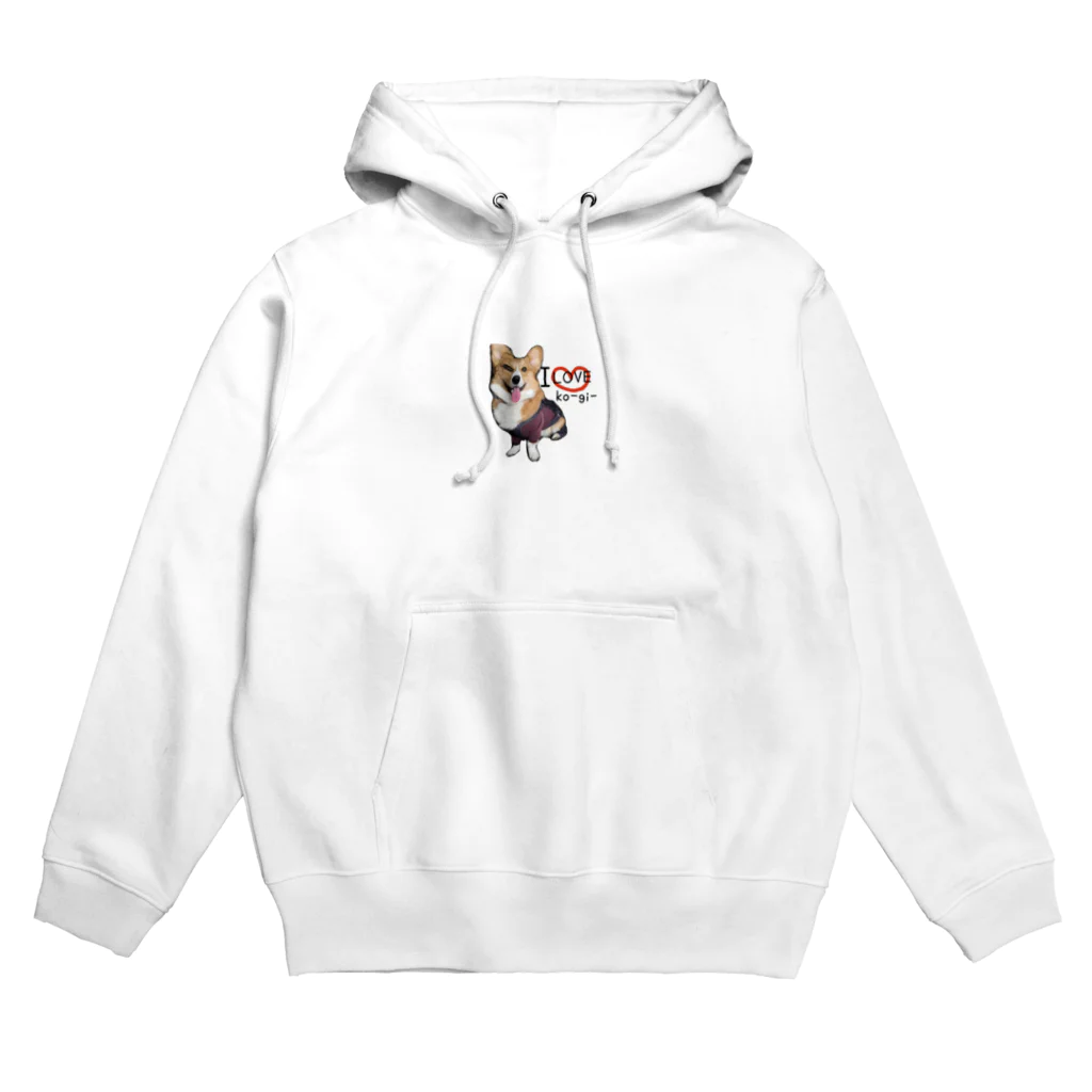 LUKECOGIのあいらぶコーギー  グッズ Hoodie