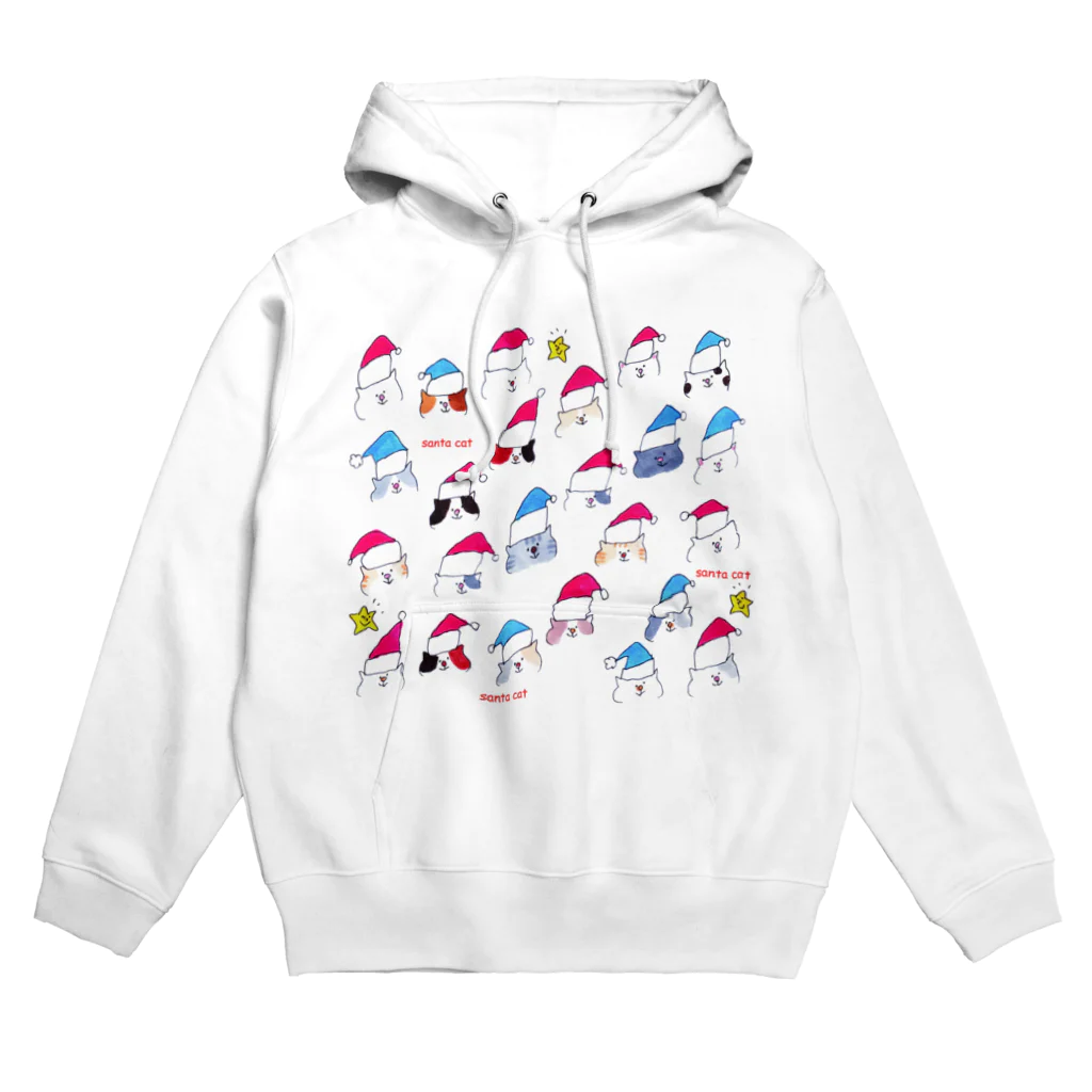 ゆきんこのサンタのネコたち Hoodie