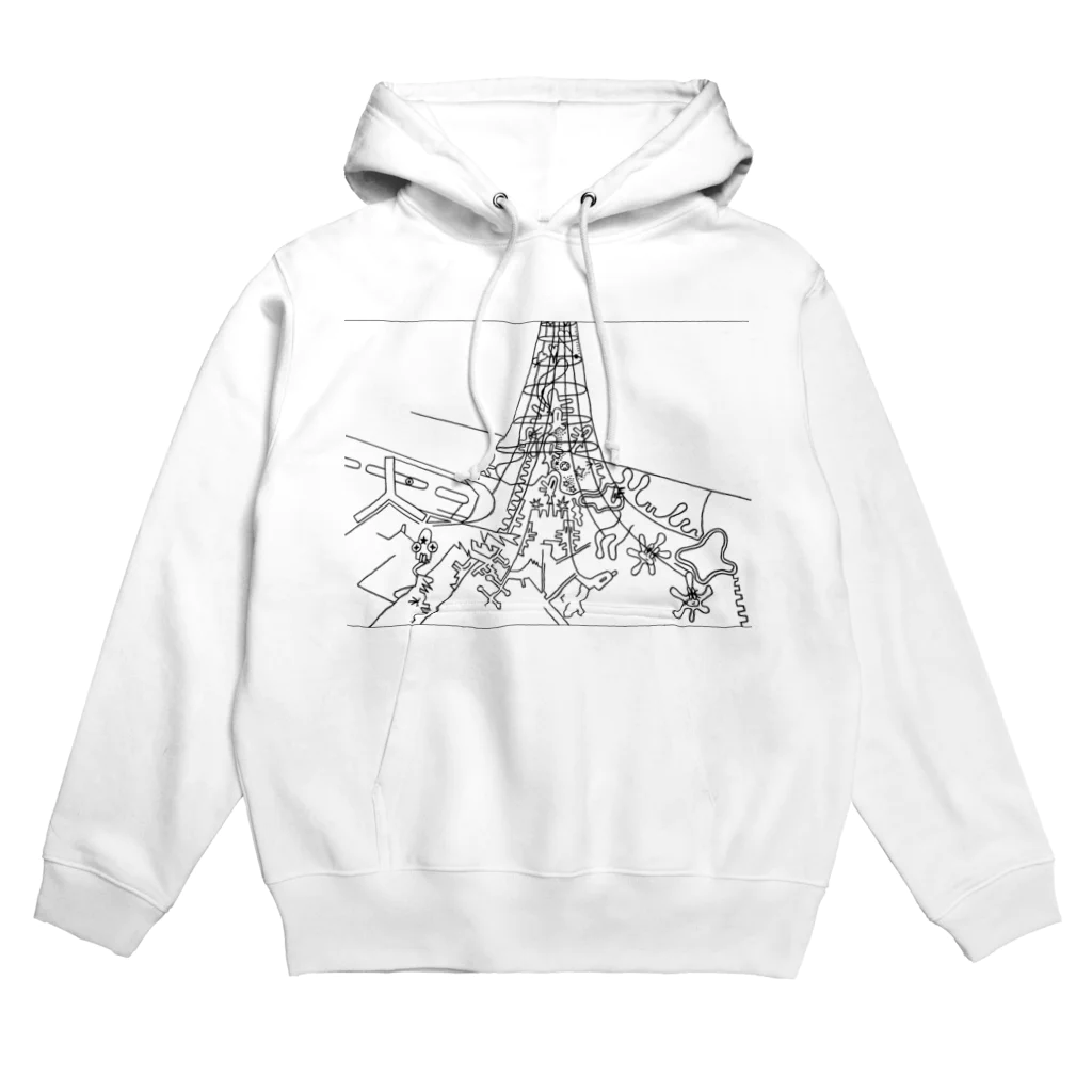 宇宙インターチェンジのtower Hoodie