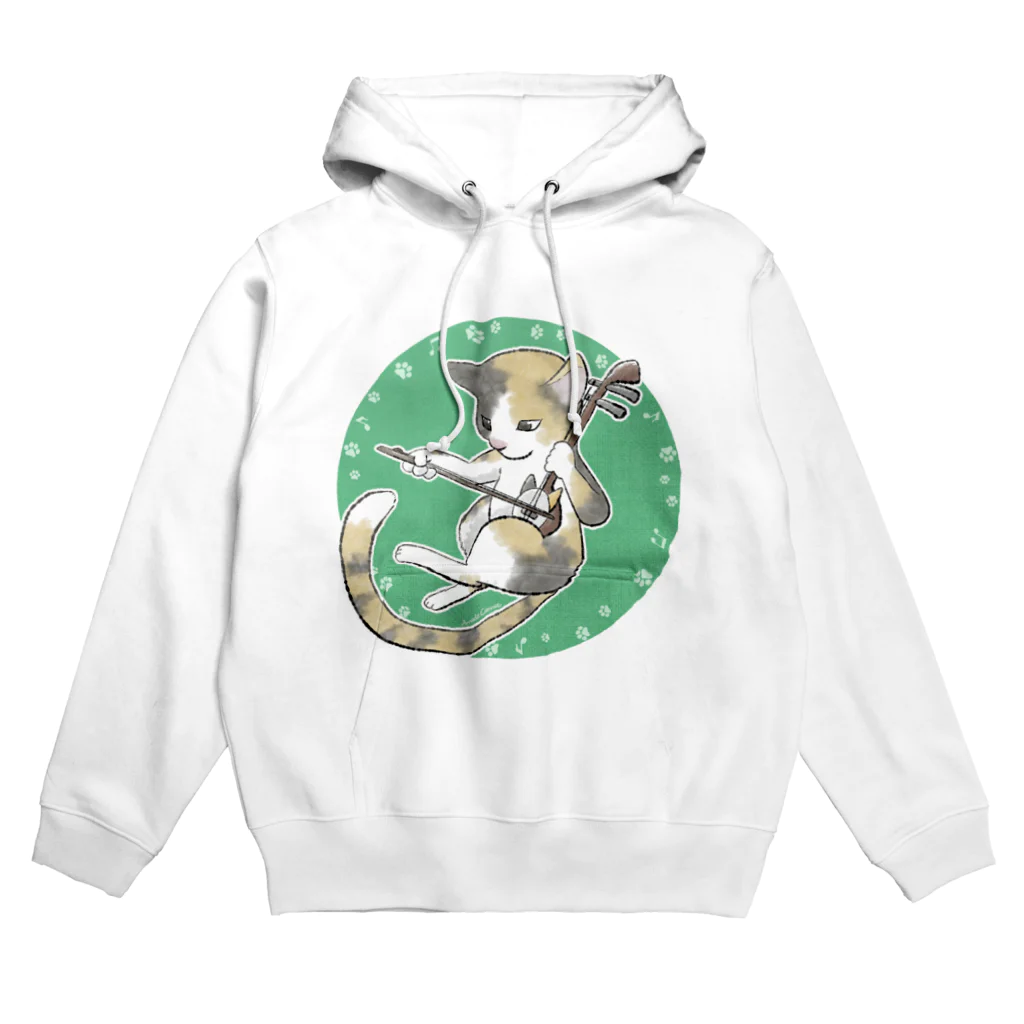 あま田こにーの二胡と猫 Hoodie