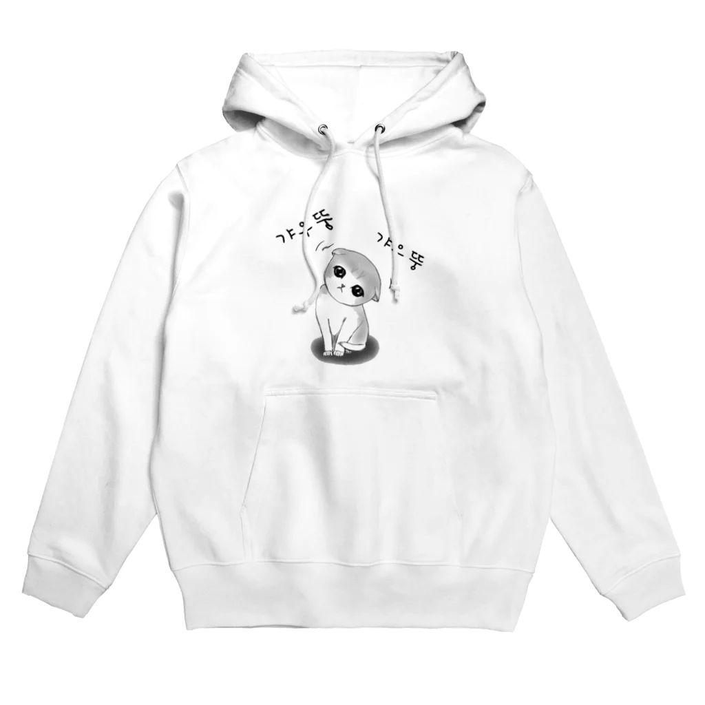 LalaHangeulの갸우뚱 고양이 ~小首をかしげる子猫さん~ Hoodie