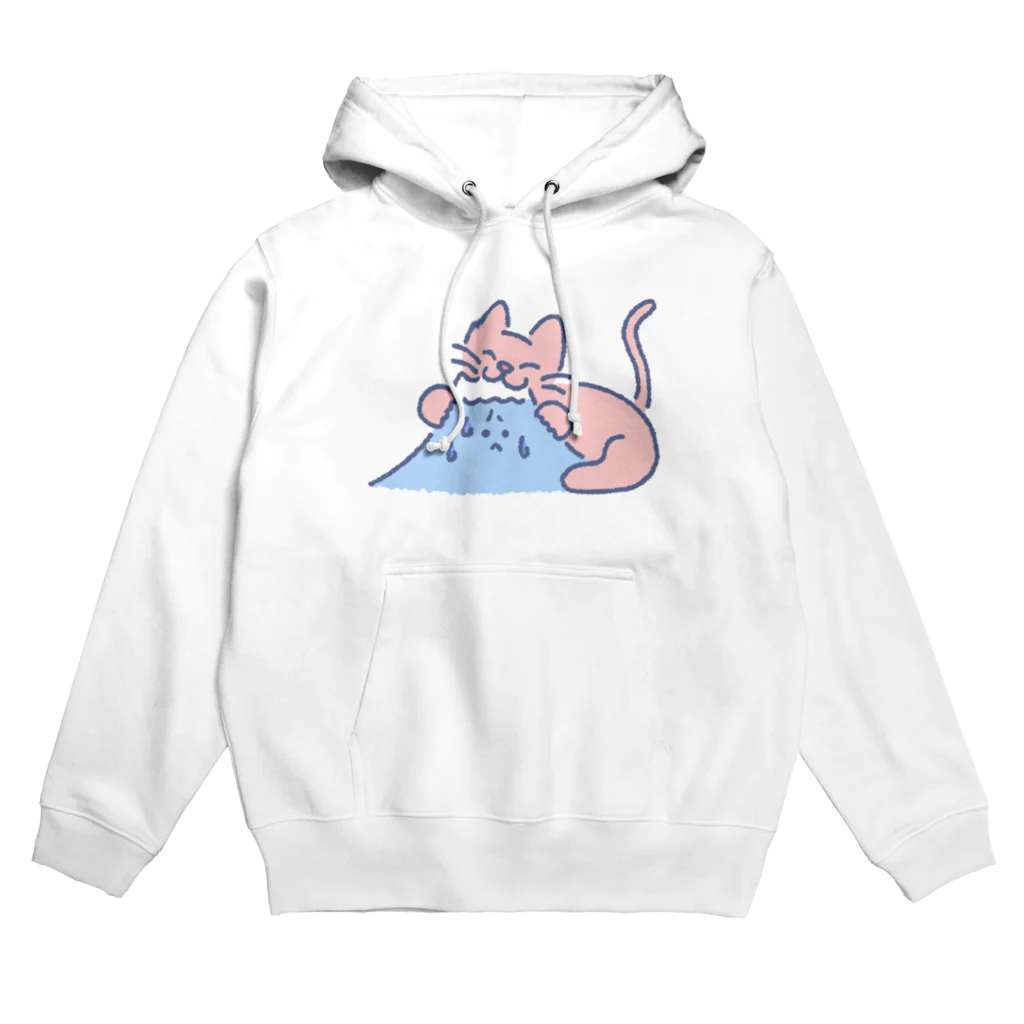 サメ わりとおもいのデカいねこと喰われるやま Hoodie