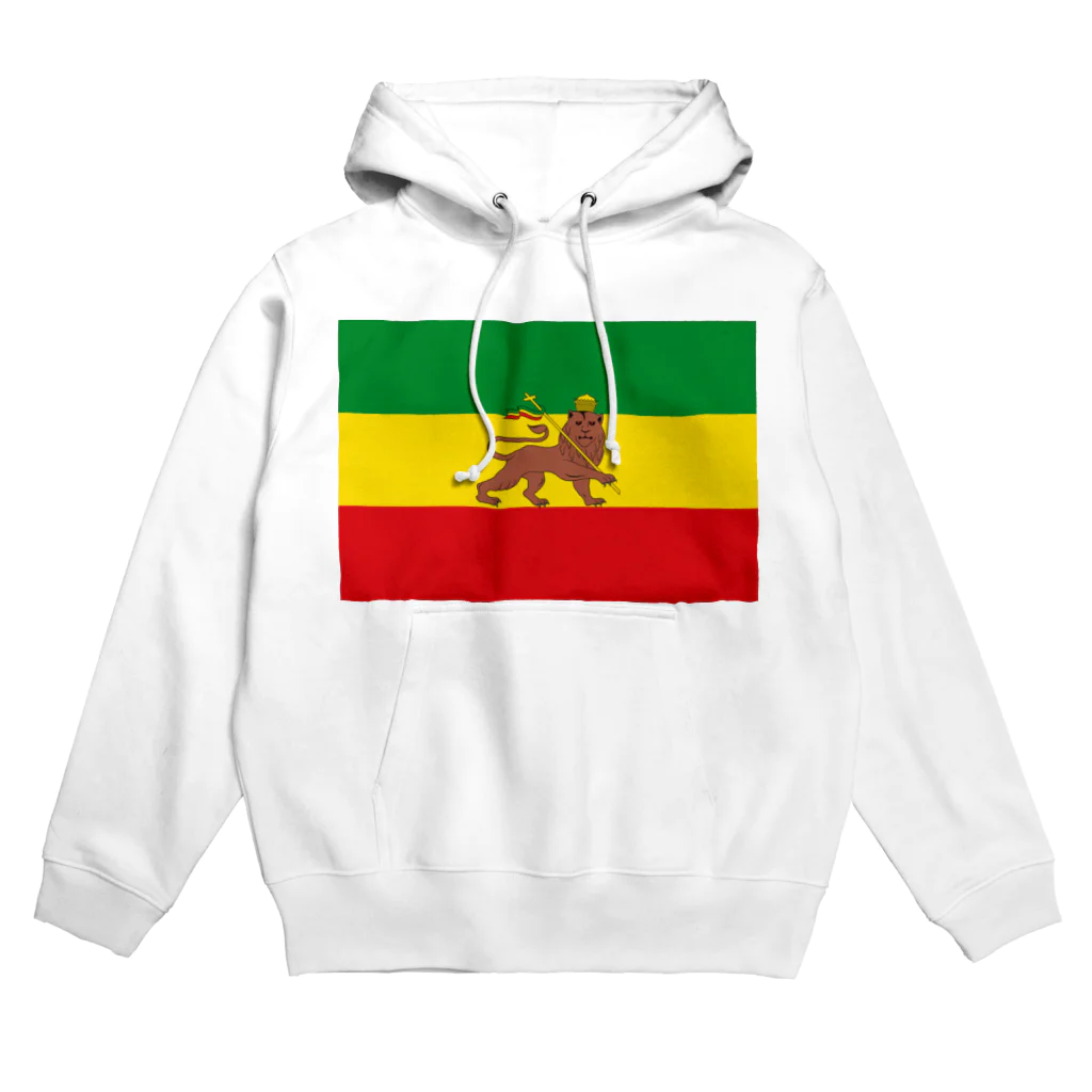 DRIPPEDのRASTAFARI LION FLAG-エチオピア帝国の国旗- Tシャツ Hoodie