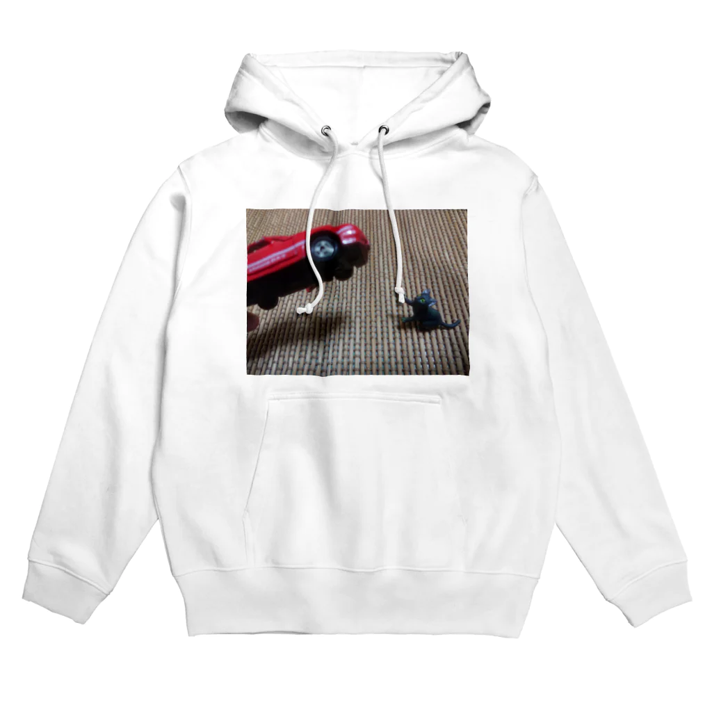 猛毒おひたしの超能力で車持ち上げねこ Hoodie