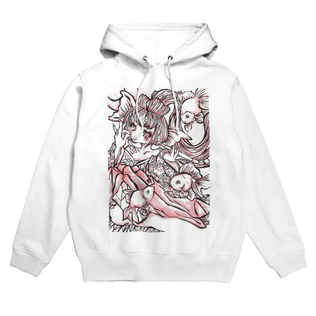 yukamimiの金魚姫の憂鬱。 Hoodie