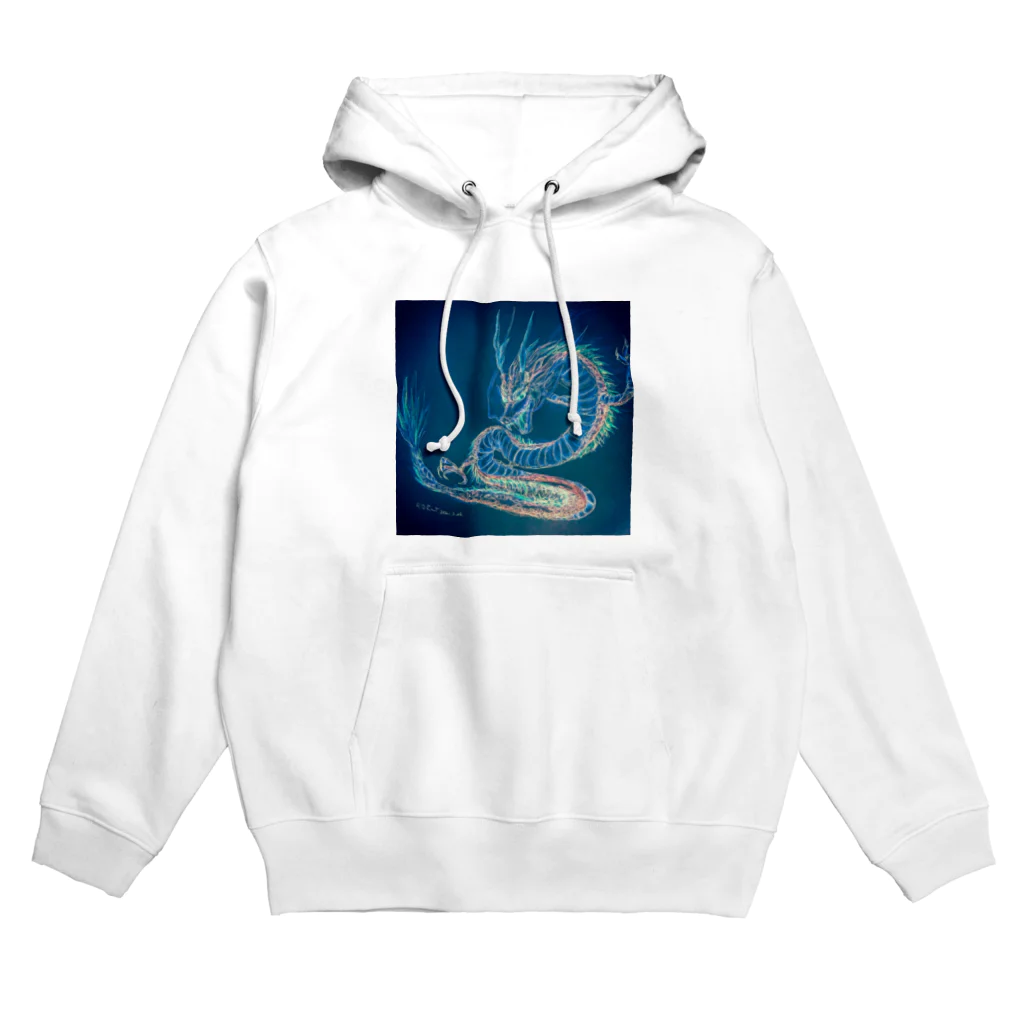 御心.ismの龍神COLOR青 Hoodie