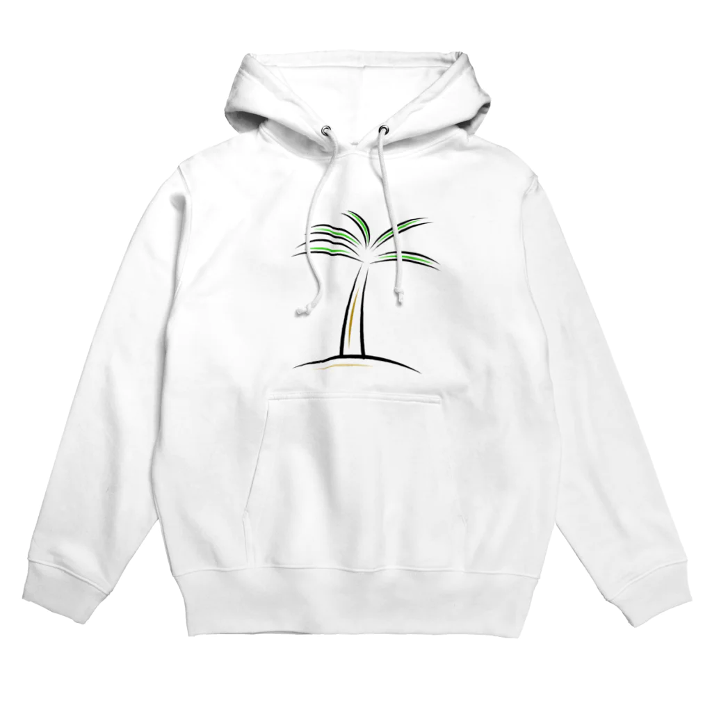 海のサワガニのヤシの木 Hoodie