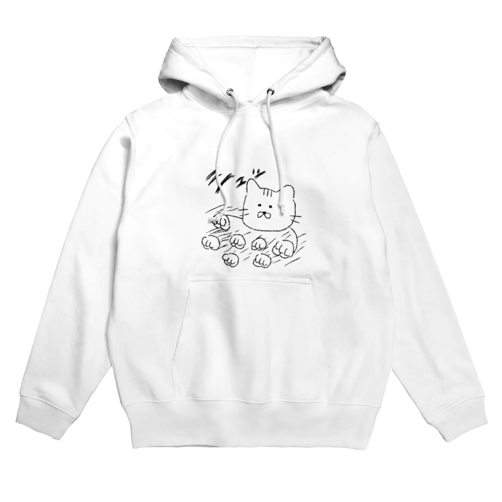 ねこさかなうさぎ。の高速パンチねこ。 Hoodie