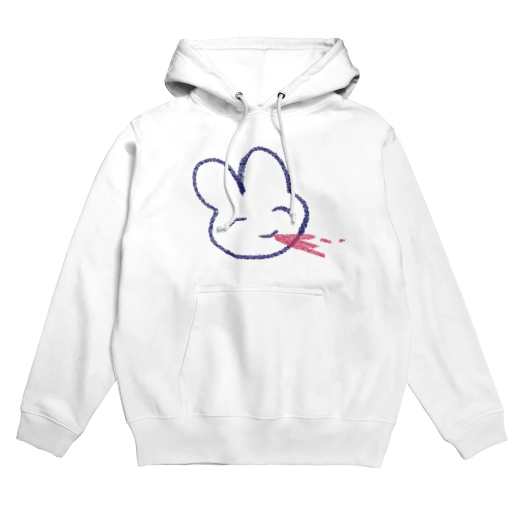 あくむ病院の吐血白うさぎ Hoodie