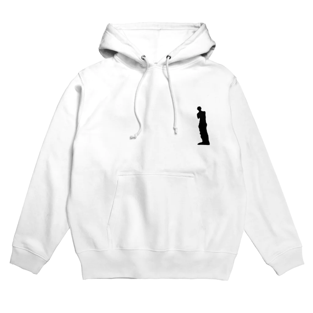 puikkoのミロのヴィーナス（ワンポイント　黒） Hoodie