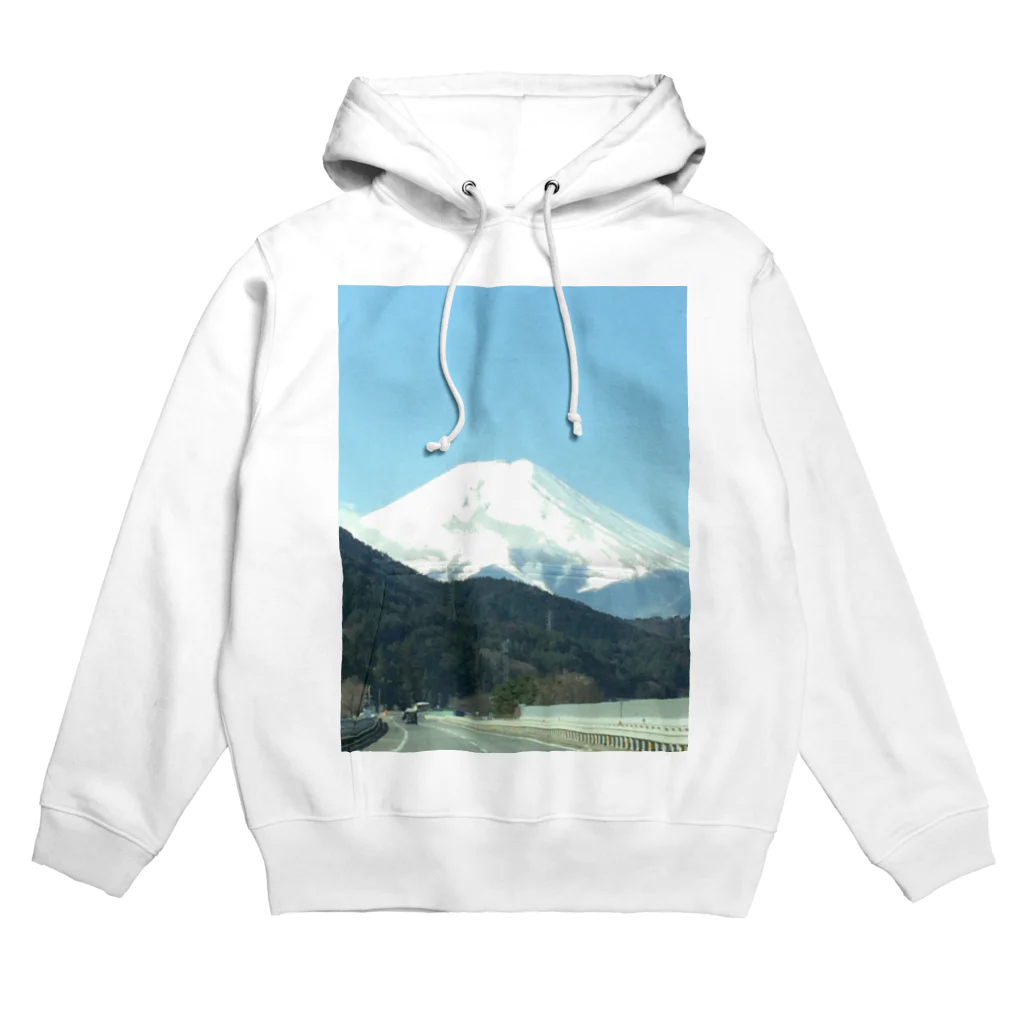 言葉グッズの富士山 Hoodie