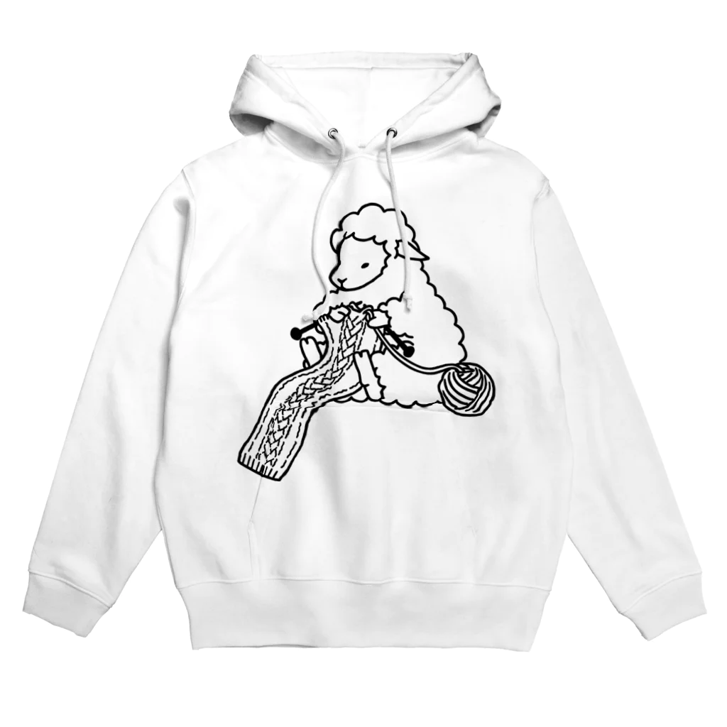 ichomaeの編み物をするヒツジ Hoodie