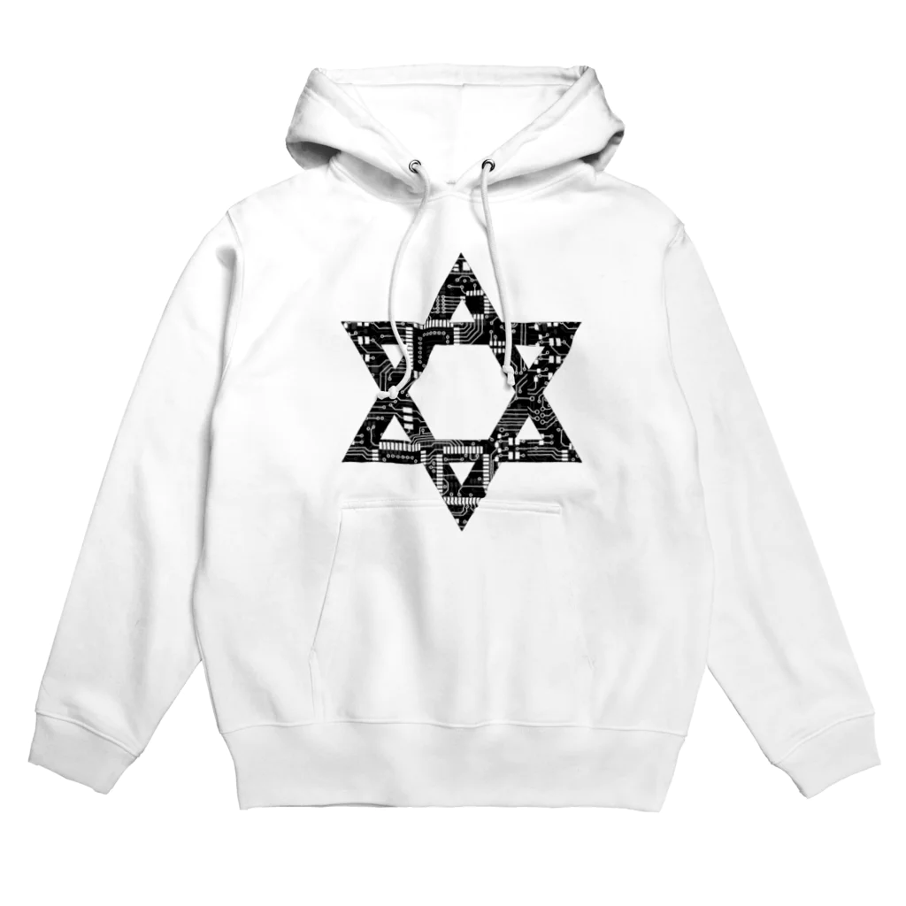 funny globuleのelectric hexagram  Hoodie