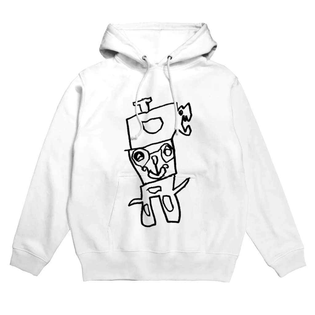 MNLOPのロエル君4歳 （BW）  Hoodie