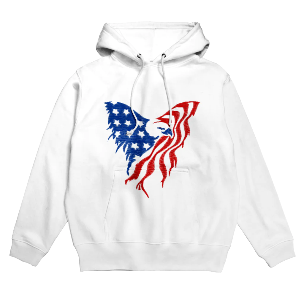 Fred HorstmanのAmerican Bald Eagle Hoodie