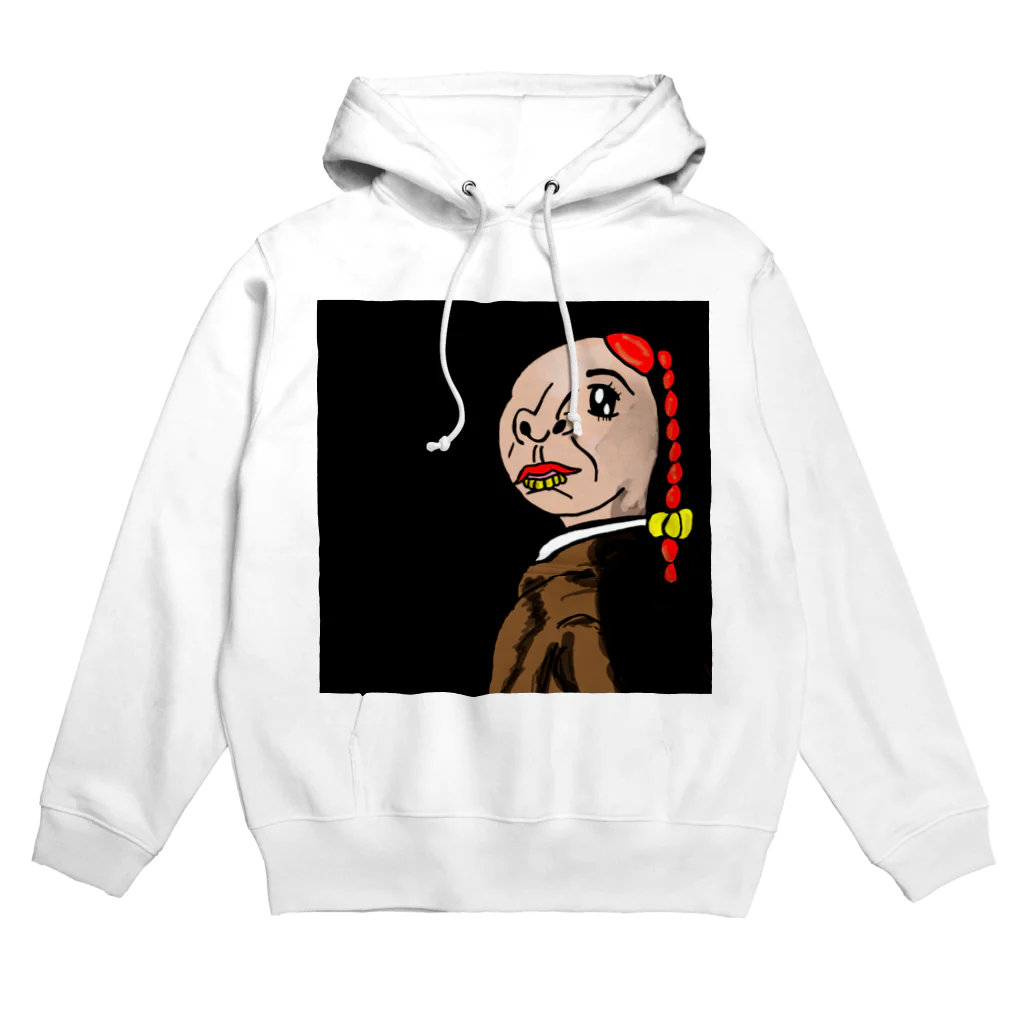 右手リアンうめもと公式の名画っぽいアングル Hoodie