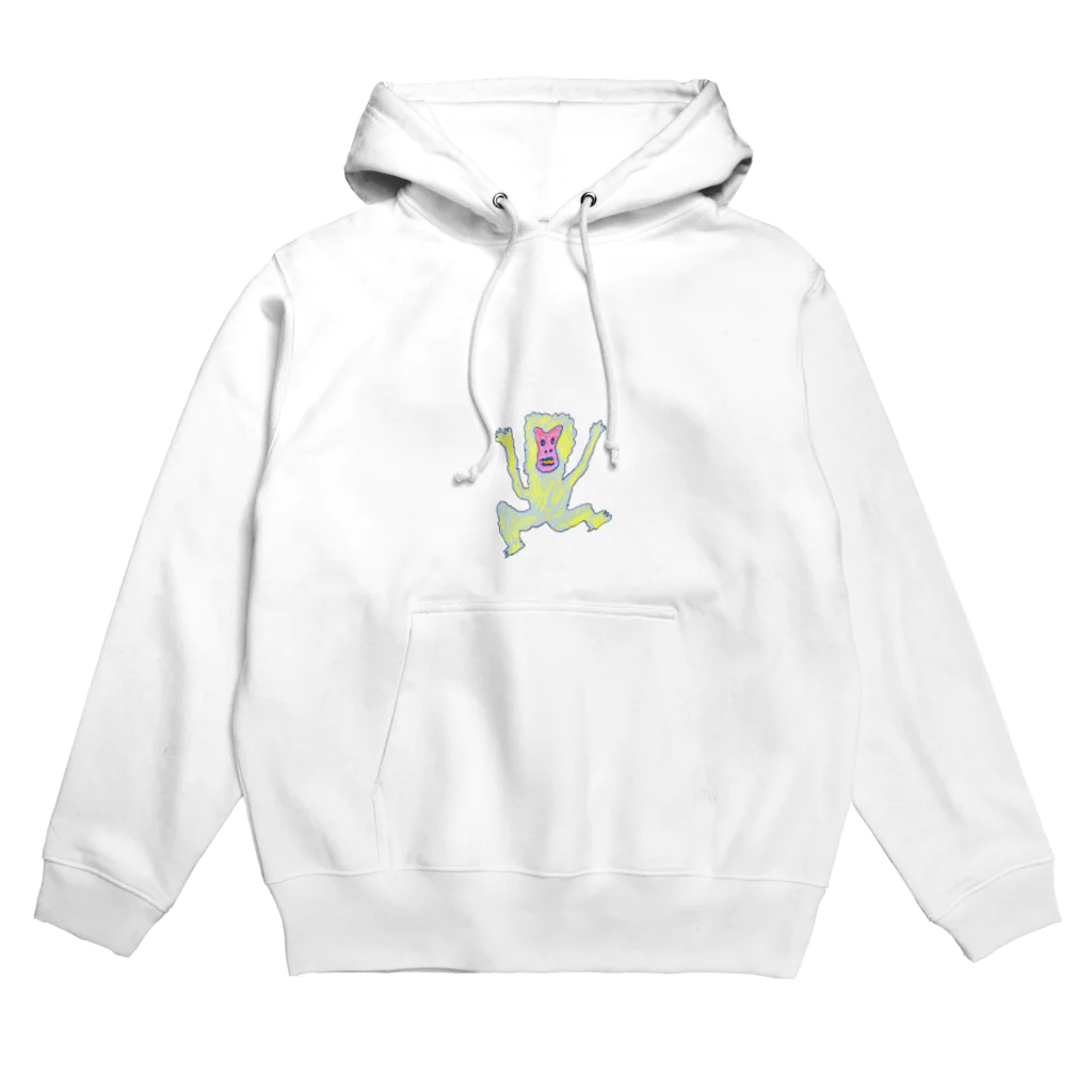 ハラペコの干支シリーズ　さる Hoodie